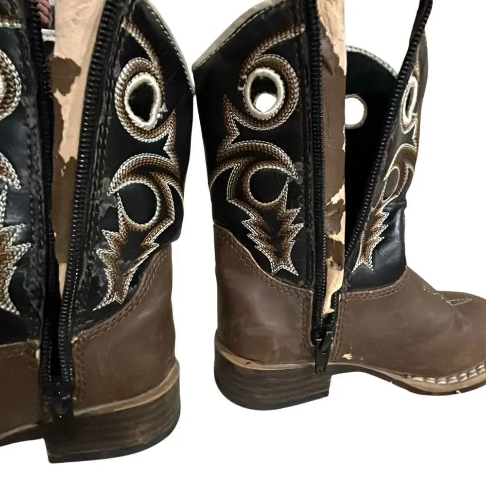 Toddler Boys Double Barrel Boots